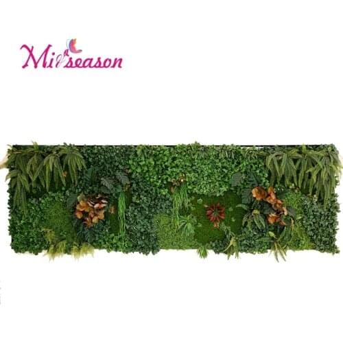 17kinds 40X60cm Artificial Indoor/Outside Plants Lawn Micro Landscape DIY Turf Plastic Lawns Carpet Landscaping Wall Decoration