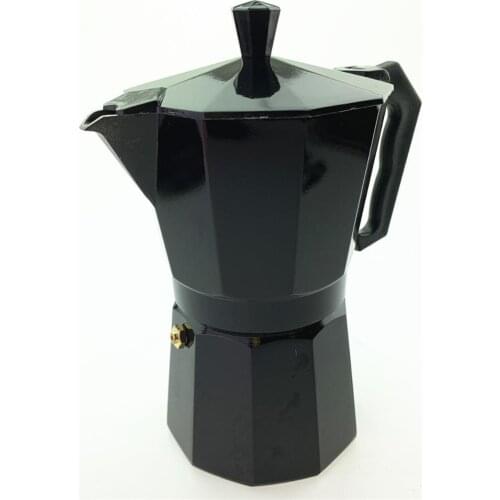 Coffee Pot Aluminum Pot Appliance Italian Concentrated Single Valve Octagonal Hand Pot Heating Furnace Household