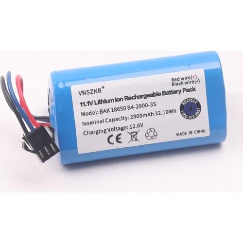 Li-ion Battery Rechargeable for Corvos,cen330/331/cr333/M8 Robot Cleaner Lithium Battery 11.1V 2900mAh