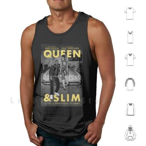 Queen & Slim Tank Tops Vest 100% Cotton Queen Slim Queen And Slim Daniel Kaluuya Jodie Turner Smith