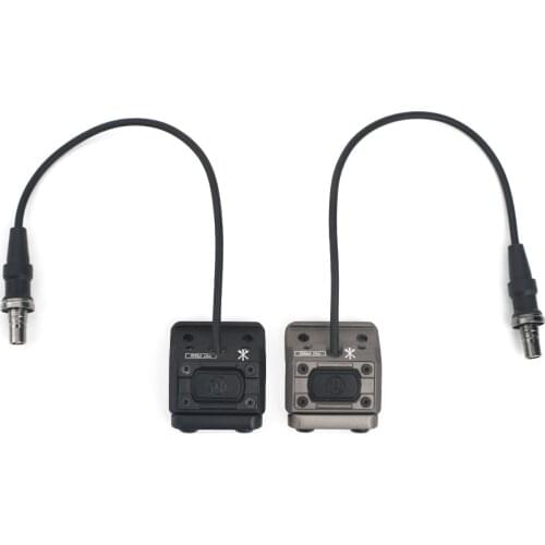 WADSN Airsoft Modlite Modbutton Flashlight Switch Offset Scout Mount Hunting Rifle Weapon Light M300 M600 Series Tape Switch