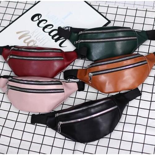 2021 New Women Waist Bags Pack Casual Chest Bag Belt Female Shoulder Bags