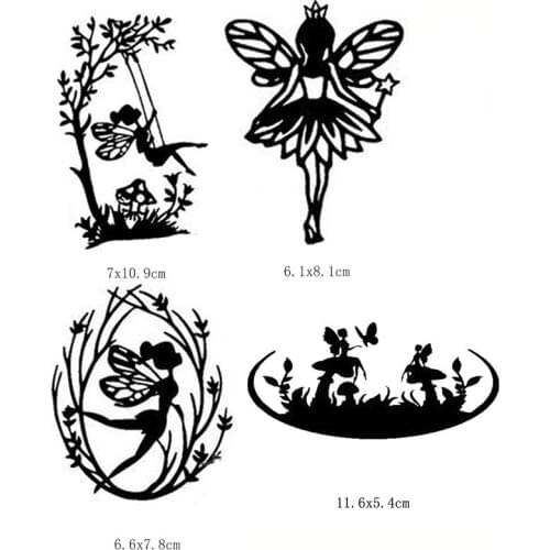 New Design Craft Metal Cutting Dies Square fairy jungle grass background Scrapbooking Album Paper Card Craft Embossing Die Cuts