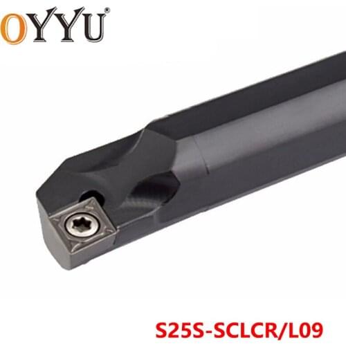 OYYU SCLCR S25S-SCLCR09 Internal Turning Tool Holder S25S-SCLCL09 CNC Carbide Inserts Shank Boring Bar use CCMT09