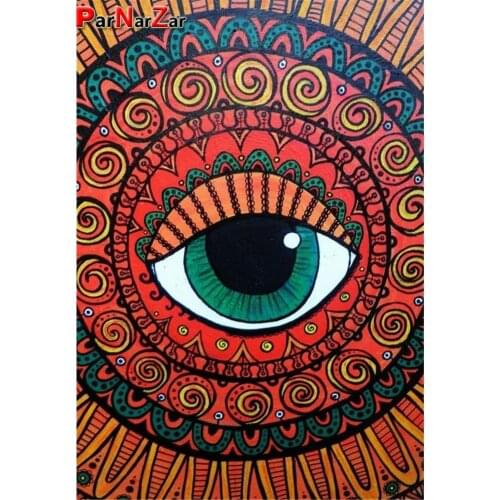 ParNarZar 5D DIY Diamond Painting Kits Full Drill Eye Embroidery Diamond Kit Complete For Home/Salon Decoration