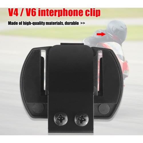 V4 V6 Clip Bracket Suitable for Motorcycle Bluetooth Interphone Microphone Speaker Headset And Helmet Intercom Clip