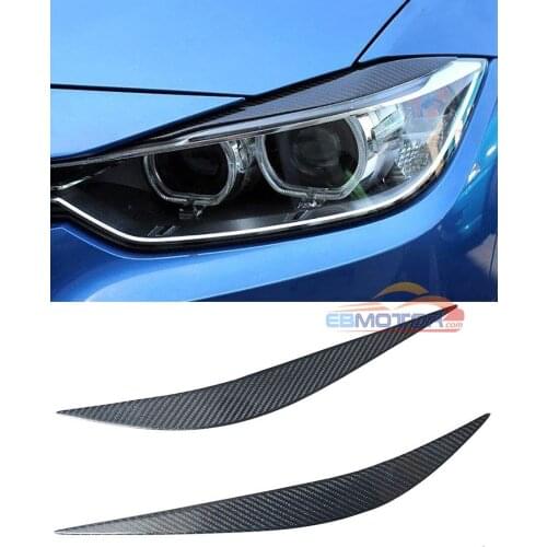 Real carbon fiber eyelid 1pair for BMW F32 F36 F80 M3 F82 F83 M4 2014UP B373E