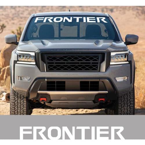 Pickup Front Windshield Stickers For Nissan Frontier Truck Vinyl Graphics Custom Logo Covers Car Decor Decals Auto Accessories