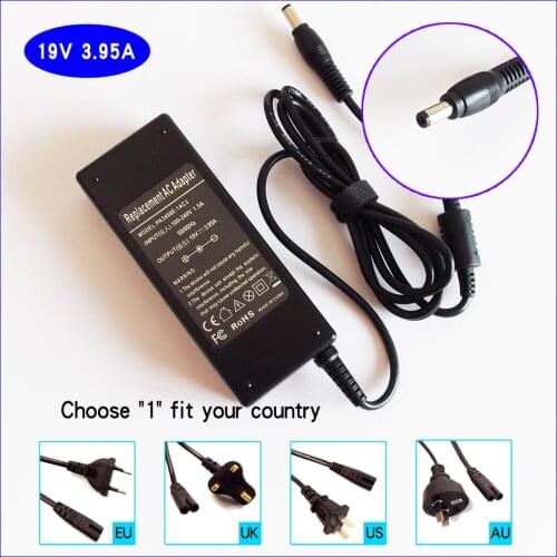 19V 3.95A Laptop PC Ac Adapter Battery Charger for Toshiba Satellite M60-169 M60-170 M60-171 M60-175 M60-176 M60-BK3 M60-CD4