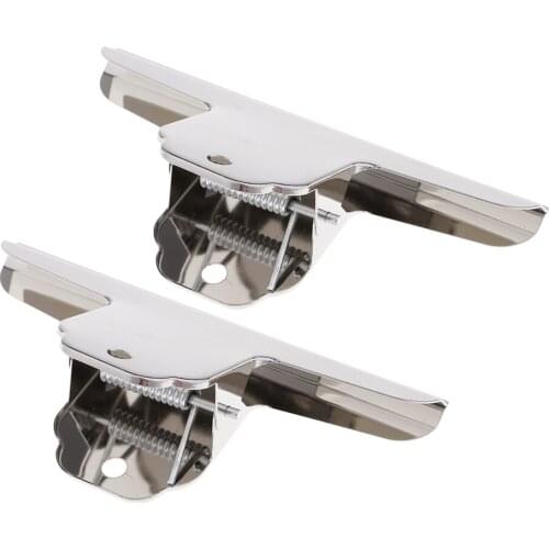 2pcs Big Size Home Bulldog Clips Hinge Clip Clamp Office Supplies for Holding Papers Photos Mementos Bags