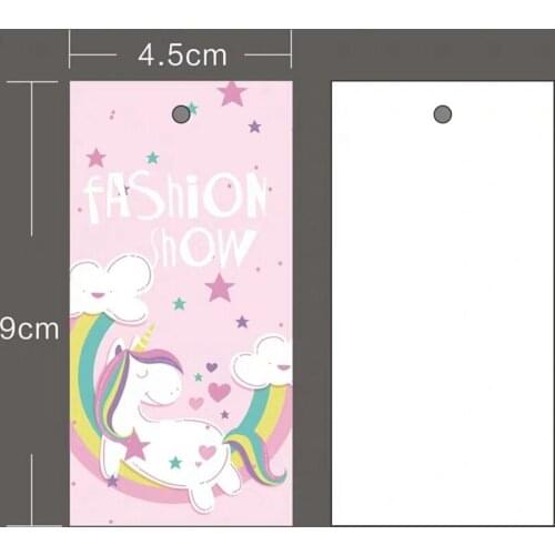 Zeqi white tags garment printed tags label hang tag for clothing custom tags personalized lable trademark