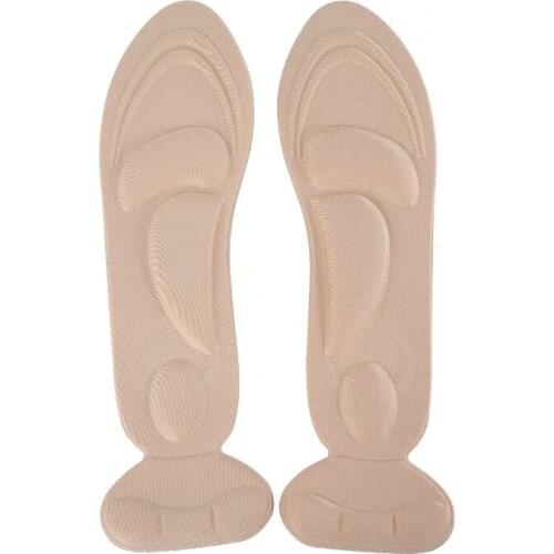 1Pair Insole Pad Inserts Heel Post Back Breathable Anti-slip for High Heel Shoe Best Sale-WT High Heel Shoes Insoles Memory Foam