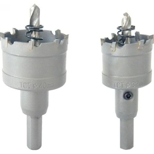 1pc Hole Saw Drill Bit Alloy Carbide Cobalt Steel Cutter Stainless Steel Wood Cutting Iron Metal Core Drill Bit Metal drill bit