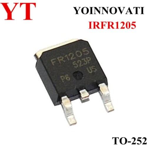100pcs/lot IRFR1205 IRFR1205TRPBF FR1205 TO-252 IC Best quality