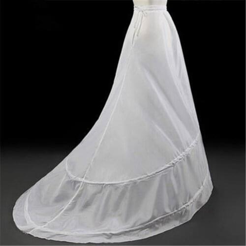 2 hoops A-line Wedding Petticoat Crinoline Slip Underskirt For Wedding Dress Wedding Accessories