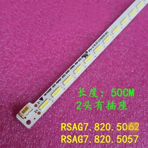2Pieces/lot 54LEDs 500mm LED backlight strip for LED40K360JD RSAG7.820.5057 HE400GF-B31 RSAG7.820.5062 SSY-1125050 100%NEW