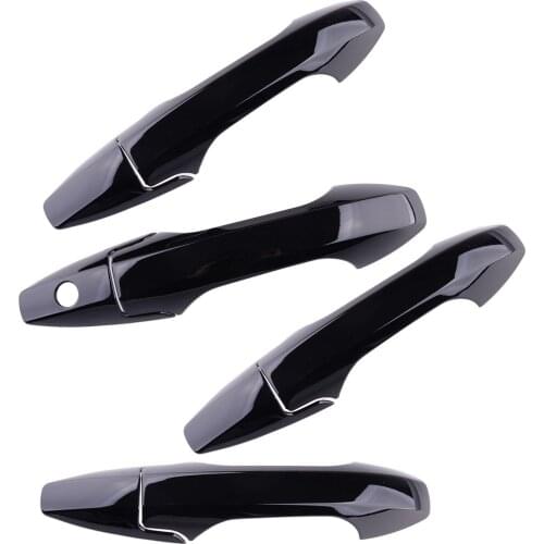 8Pcs/Set Car ABS Gloss Black Exterior Door Handle Cover Trim Fit For Acura MDX RDX SUV TSX Honda CRV 2007 2008