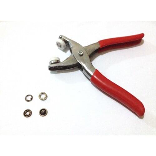 Decorative Buttons Botones Rushed Scrapbooking Accessories Sewing 100sets/lot 9.5mm Bronze Prong Snap Button, + 1 Pcs Plier