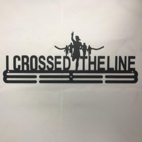 Marathon Medal Storage Display Stand Stainless Steel shelf Wall Hanging Sports Metal Medal Rack Hanger Holder home storage Logo