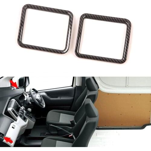 For Toyota Hiace 2019 2020 Car Dashboard Side Air Vent Frame Trim New ABS Car-styling Accessory Moldings