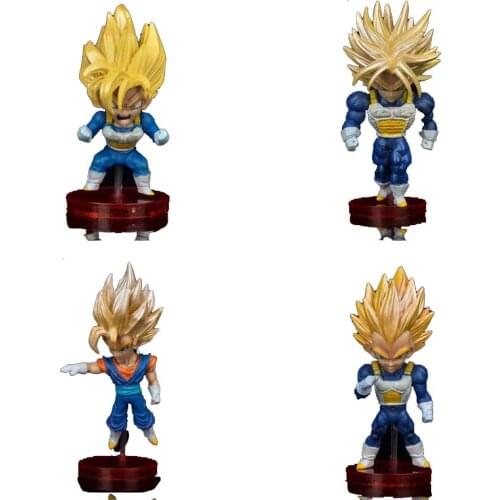 Dragon Ball Son Gohan Torankusu Bejita Yonsei Q version hand-made model doll ornaments birthday Christmas gift collection toys