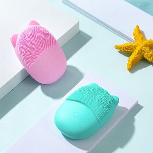 Electric Facial Cleansing Brush Sonic Silicone Face Skin Care Tools USB Rechargeable Waterproof Facial Beauty Massager