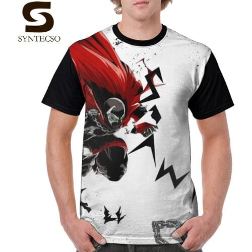 Spawn T Shirt Spawn Sublime White T-Shirt Short Sleeve Printed Graphic Tee Shirt Man 100 Polyester Awesome Streetwear 4xl Tshirt