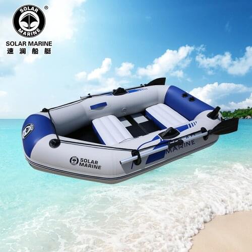 2 person 2m length rowing boats wooden floor PVC material professional fishing boat inflatable laminated wear resistant boat