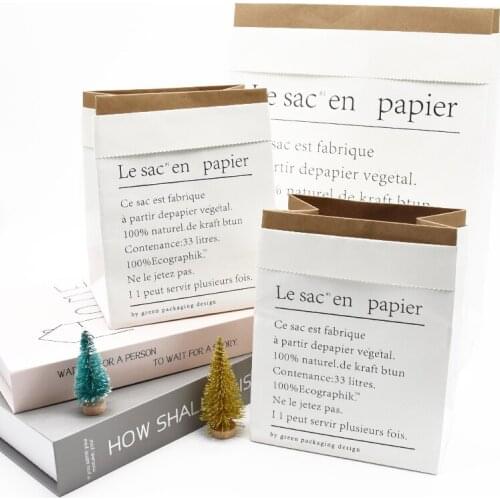 Nordic style Kraft paper 2 sizes Flower basket home decoration accessories wedding decorative flowers cheap Artificial flowers