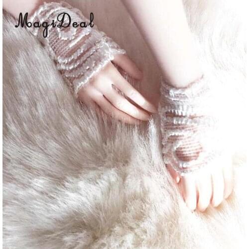 MagiDeal 2Pcs 1/6 Scale Female Wrist Guard Bracer Cuff for 12 Inch Action Figures Dolls Collectible DIY Accessories