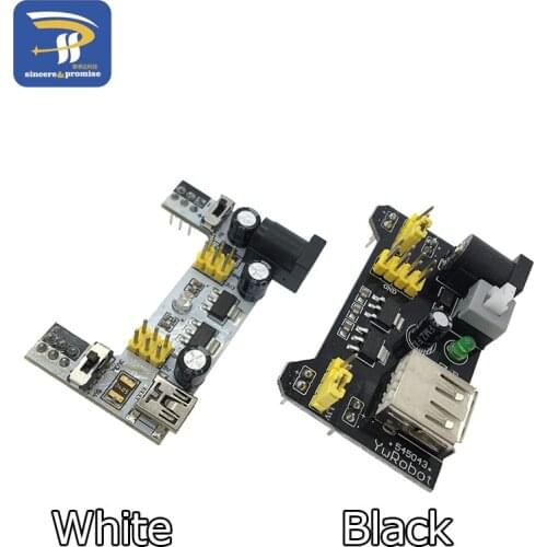 MB102 Breadboard Power Supply Module 2-way 3.3V 5V Solderless Bread Board For Arduino DIY Voltage Regulator