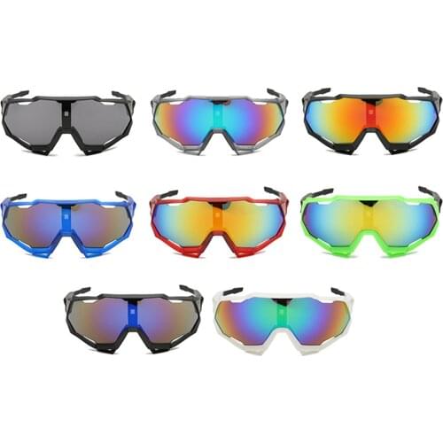 Unisex Outdoor Sports Riding Glasses Fashionable High Definition Lens Adjustable Cycling UV Sunglasses Goggles Eyewear