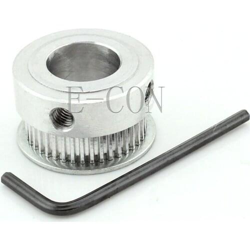 MXL Aluminum Timing Belt Pulley 40 Tooth 15mm Bore 0.08" Pitch for Stepper Motor