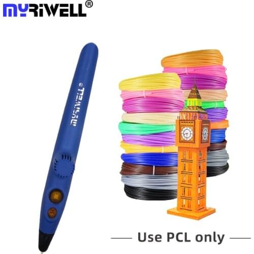 Myriwell 3D Printing Pen For Kids High quality 3D pen support 1.75mm Filament DIY Birthday Gift Toy RP-200A