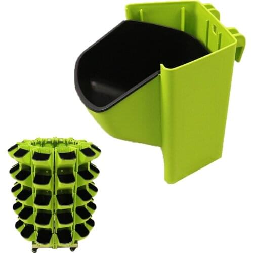 1pcs Wall Hanging Stackable Succulents Plant Pot Three-dimensional Plastic Planter Flower Pot Bonsai Garden Supplies For Decor