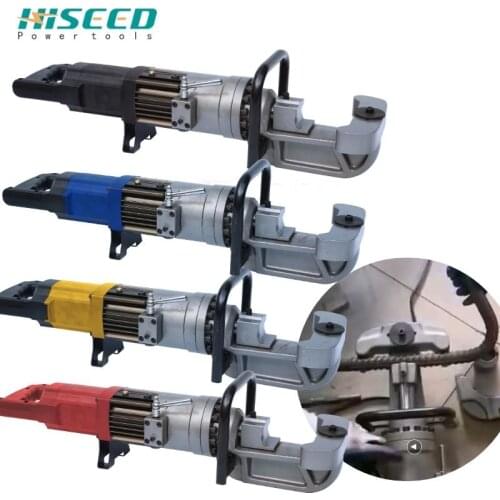 Portable steel bar straightening machine bending machine electric hydraulic steel bar bending and bending machine pile head stee