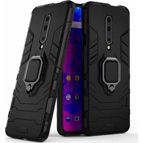 For One plus 7pro 7Tpro 1+7pro 1+7tpro Oneplus7pro Shockproof Armor Case For Oneplus 7 Pro 7T Pro Ring Stand Back Phone Cover