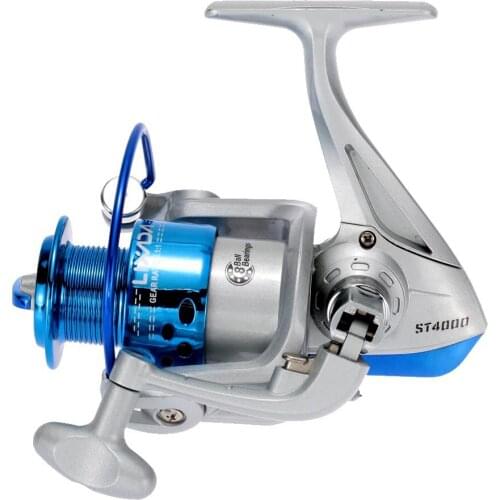 Lixada Fishing Reel All Metal Spool Spinning Reel Fishing Spinning Reel ST4000 5.1:1 Spool Saltwater Fishing Accessories