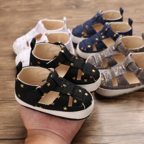 Baby Sandals Boys Newborn Infant Summer Soft Soled Flat Shoes Hollow Kids Sandals For Boy Walking Shoes9