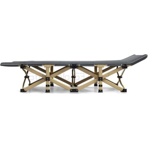 Folding bed single family lunch break chair single simple office artifact portable marching bed recliner