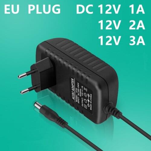 LED Power Adapter Switching Supply DC 12V 1A 2A 3A For CCTV LED Strips Lamp Lighting Transformer AC 220V 230V