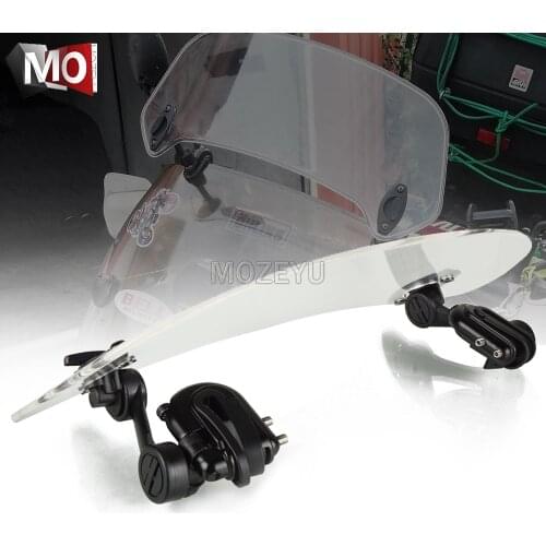 Motorcycle Windshield Extension Spoiler Windscreen Air Deflector For Honda Silver Wing GT 400 600 ST1300 A STX1300 TRANSALP 600