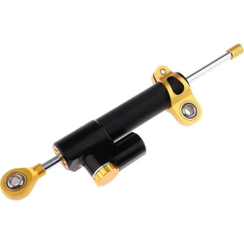 Universal Motorcycle CNC Adjustable Steering Damper Safety Stabilizer New