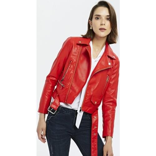 Женские красные куртки UVRCOS China At AliExpress