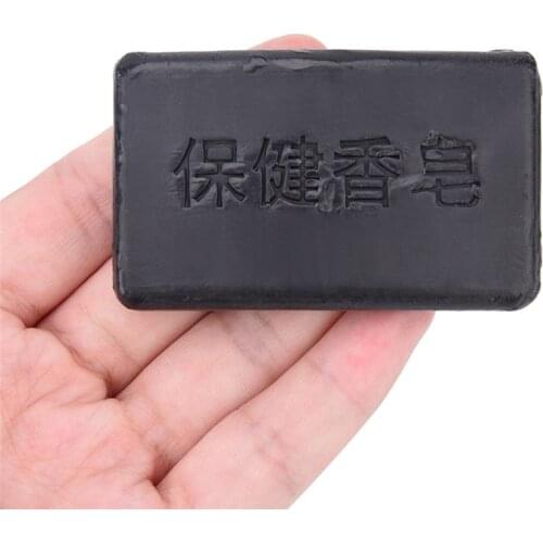 1PC Bamboo charcoal Soap Natural Face Body Care Oil Control Whitening Anti-acne Skin Treatment Soap Blackhead Remover Bath 40g