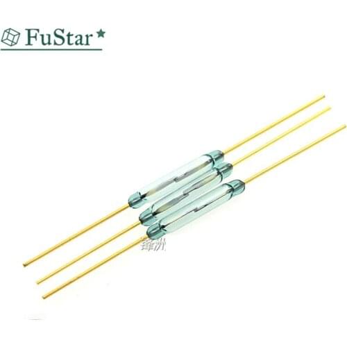 10pcs/lot MKA14103 Reed Switch Magnetically Controlled Magnetic Switch 2X14MM Normally Open