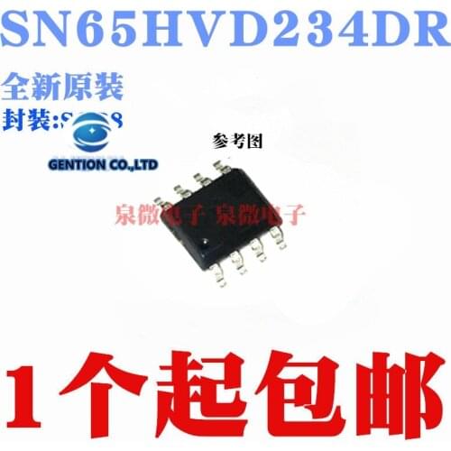 5PCS SN65HVD234DR silk-screen VP234 3.3 V CAN transceiver with the sleep mode in stock 100% new and original