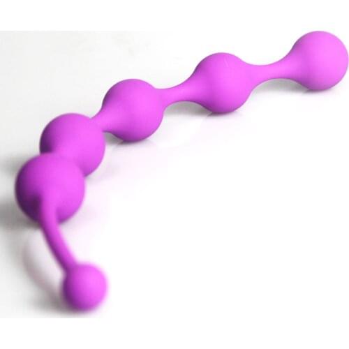 Candiway beads Butt Plug Silicone Waterproof Anal Body Anus Toys Set for Beginners, Adult Sex Products Sex Toys for couples