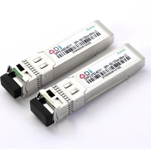 DPP2-3392-6CY1 10G SFP+ BIDI Optical Transceiver Module LC Simplex TX1270nm RX1330nm 60km port