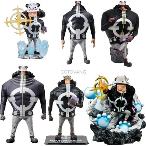 14cm Anime Figures One Piece Bartholemew Kuma Scenario Bears Action Figures PVC Toys Collection Model Doll Gift Figural